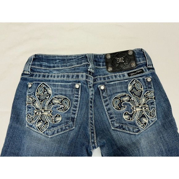 Miss Me Women's Capri Jeans Size 25 Medium Wash - Picture 4 of 13